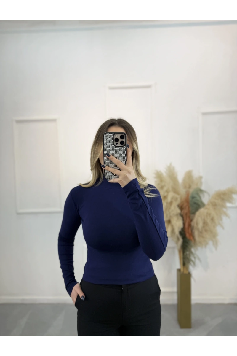Eye Balıkçı Yaka Uzun Kol Bluz
