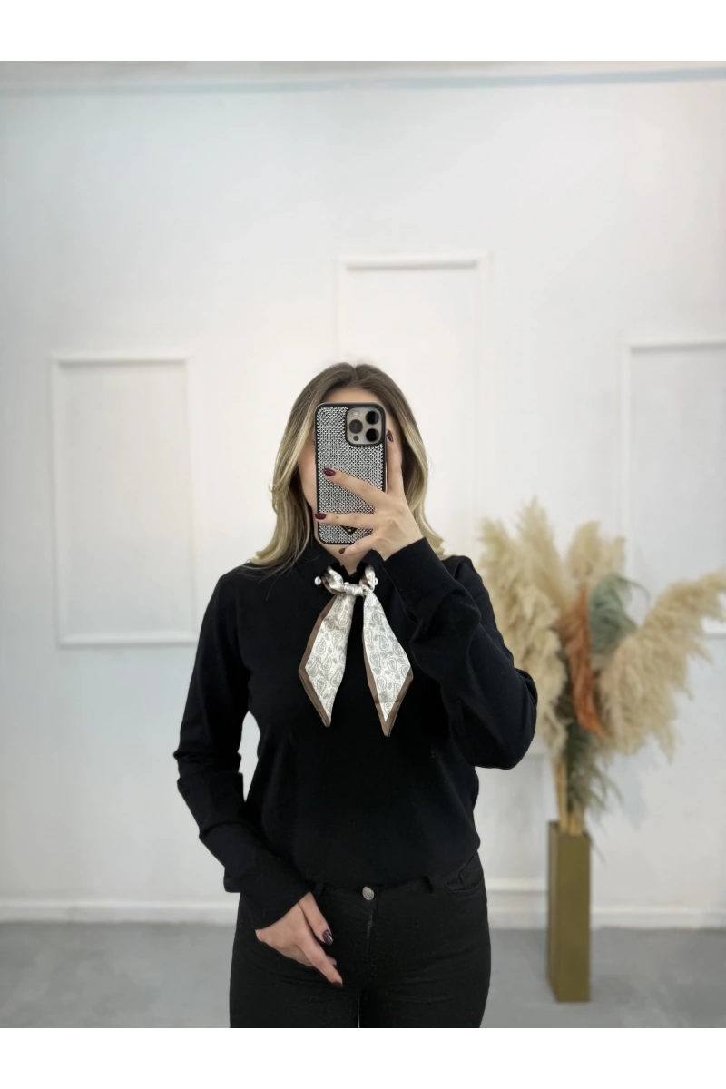 Fularlı Premium Seri Kazak