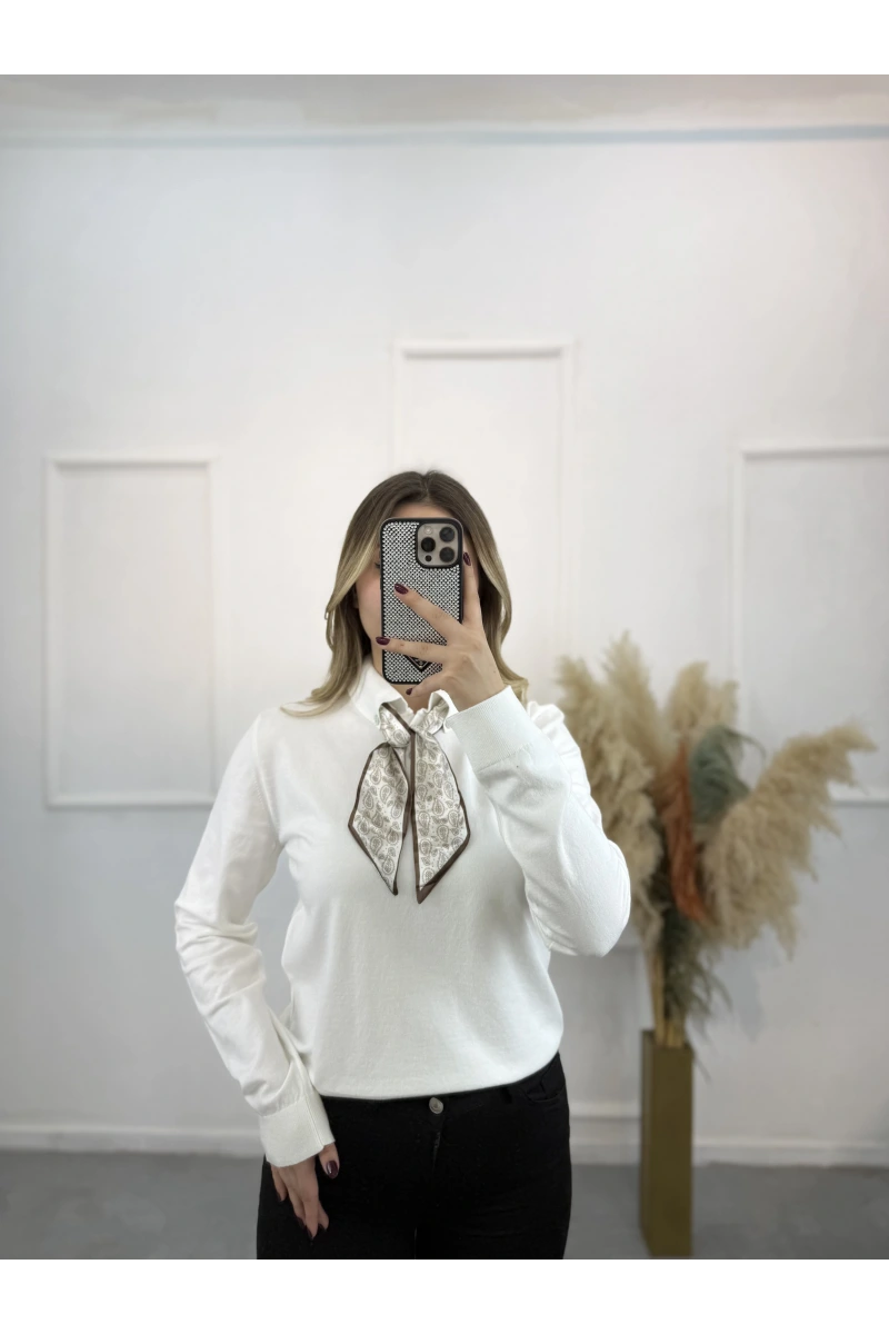 Fularlı Premium Seri Kazak