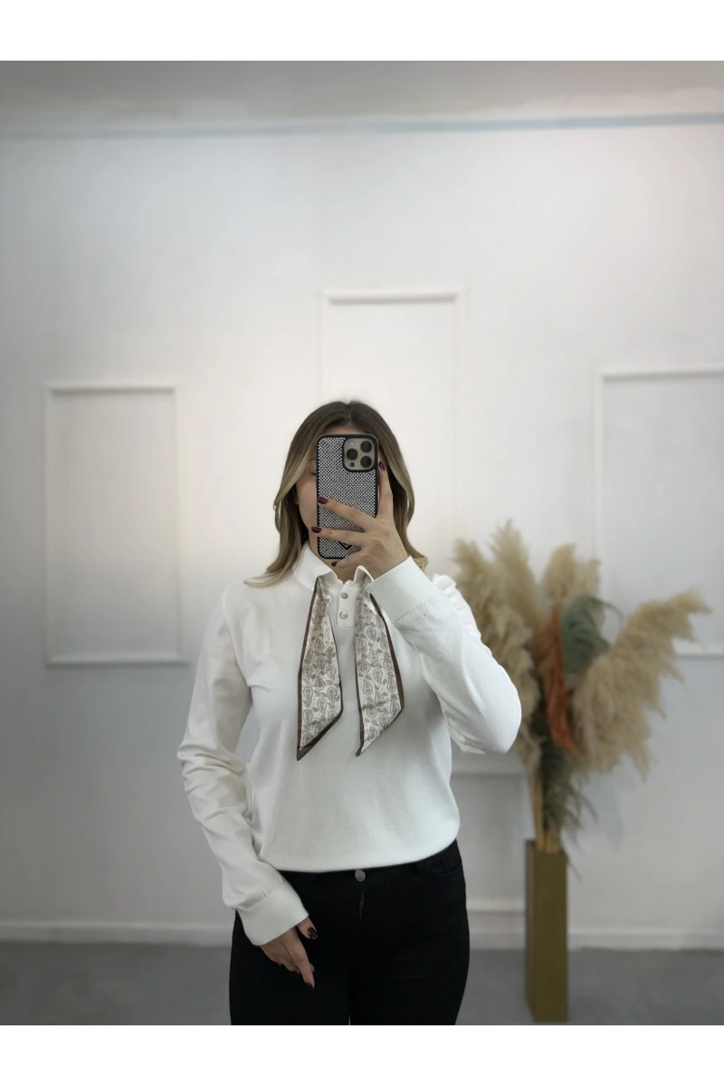 Fularlı Premium Seri Kazak