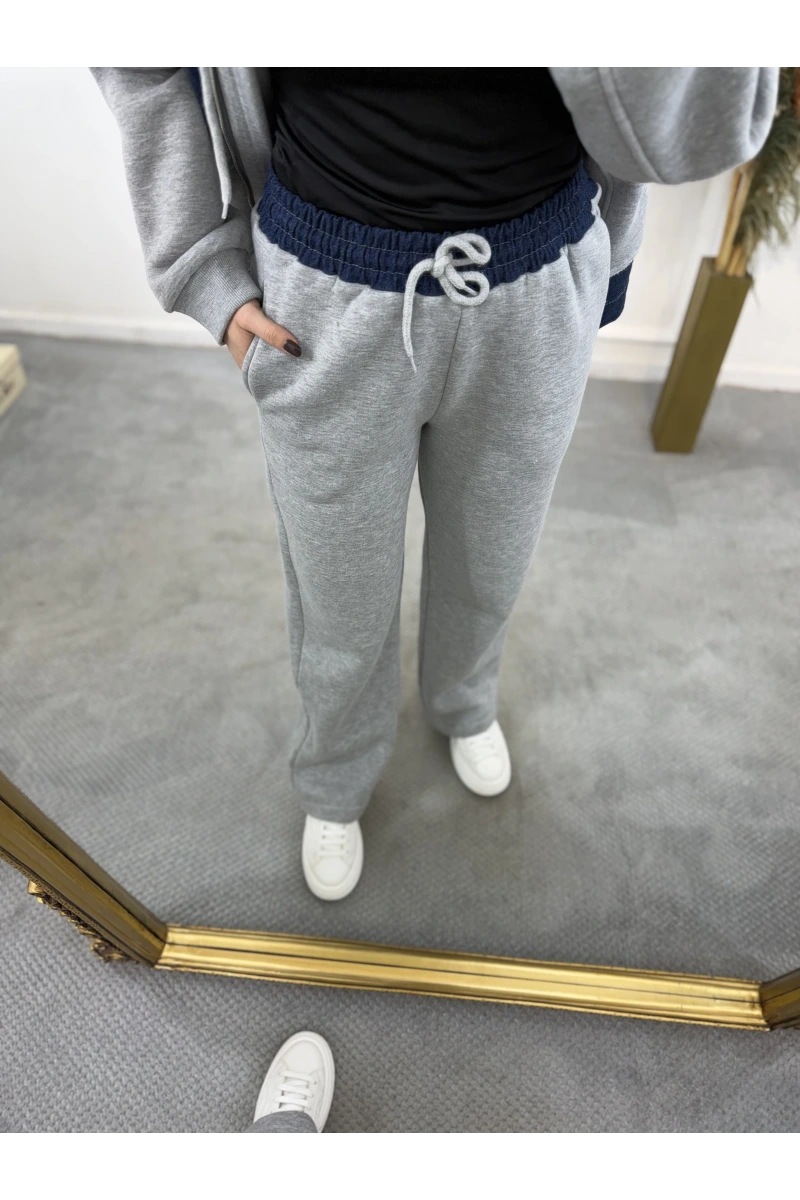 Grimelang Denim Detaylı İkili Takım