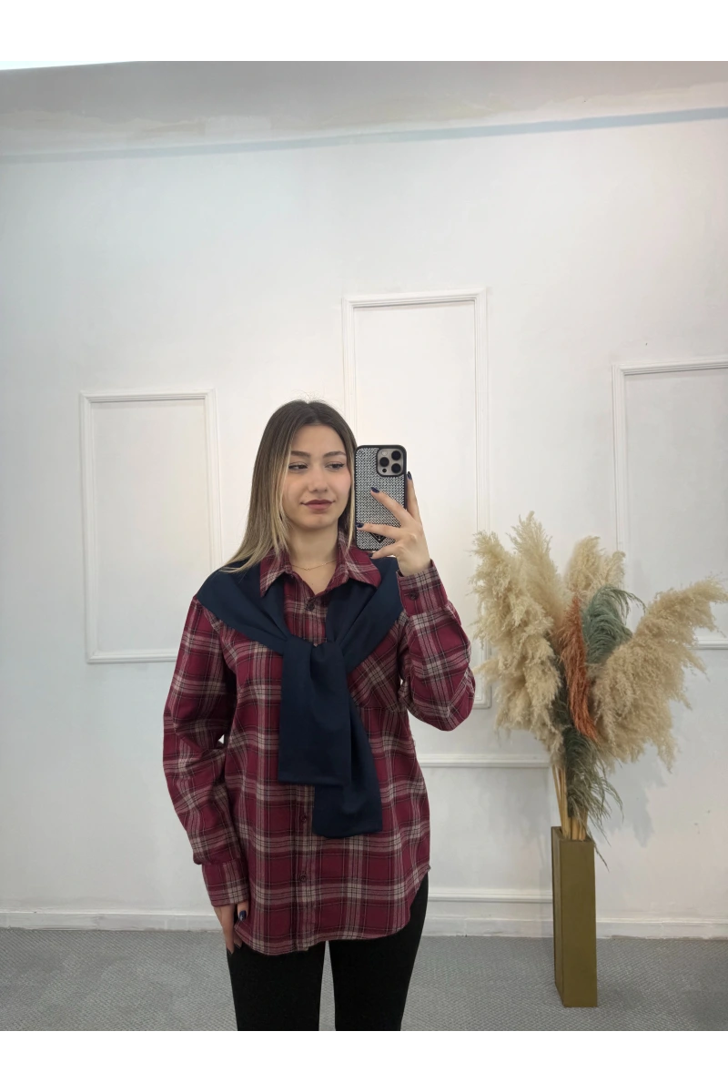 Kol Atmalı Oduncu Gömlek