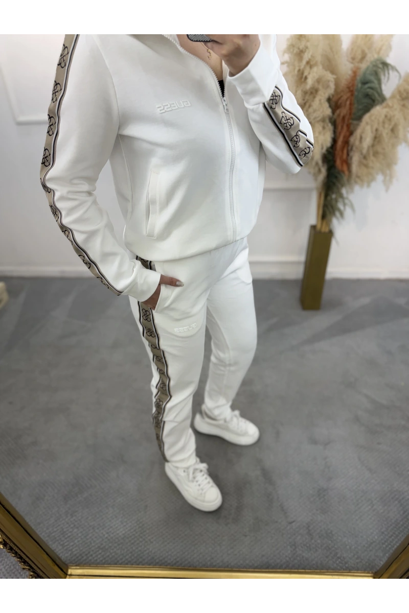 Libata Guess Logo Şeritli İkili Takım