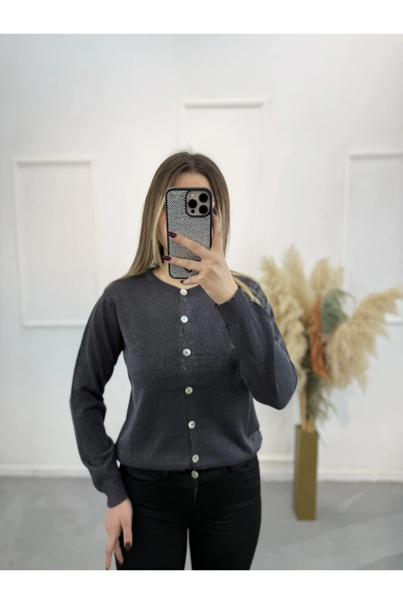 Loosk Simli Triko Hırka