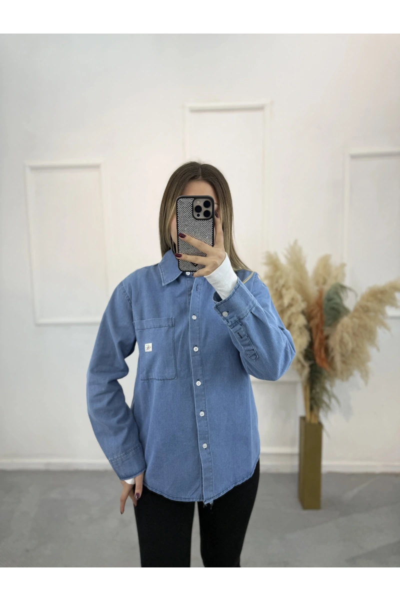 Los Ck Denim Gömlek