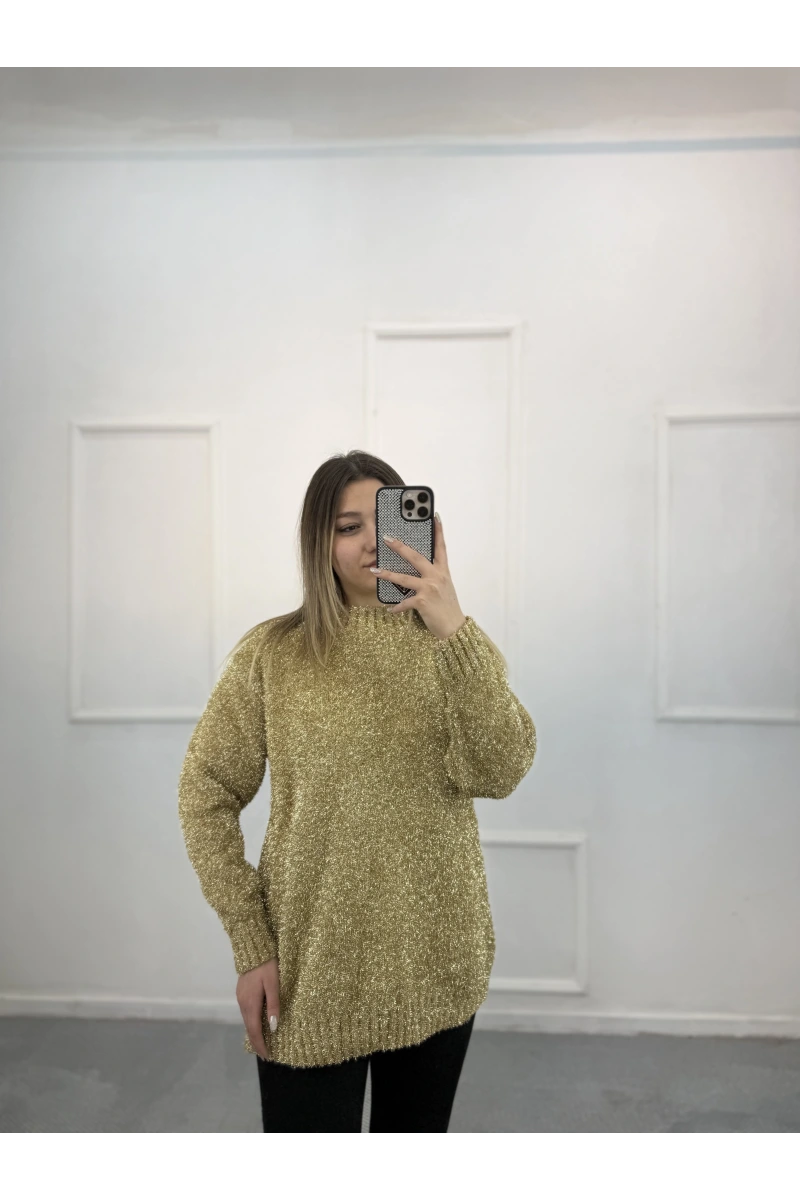 Polk Simli Angora Tunik