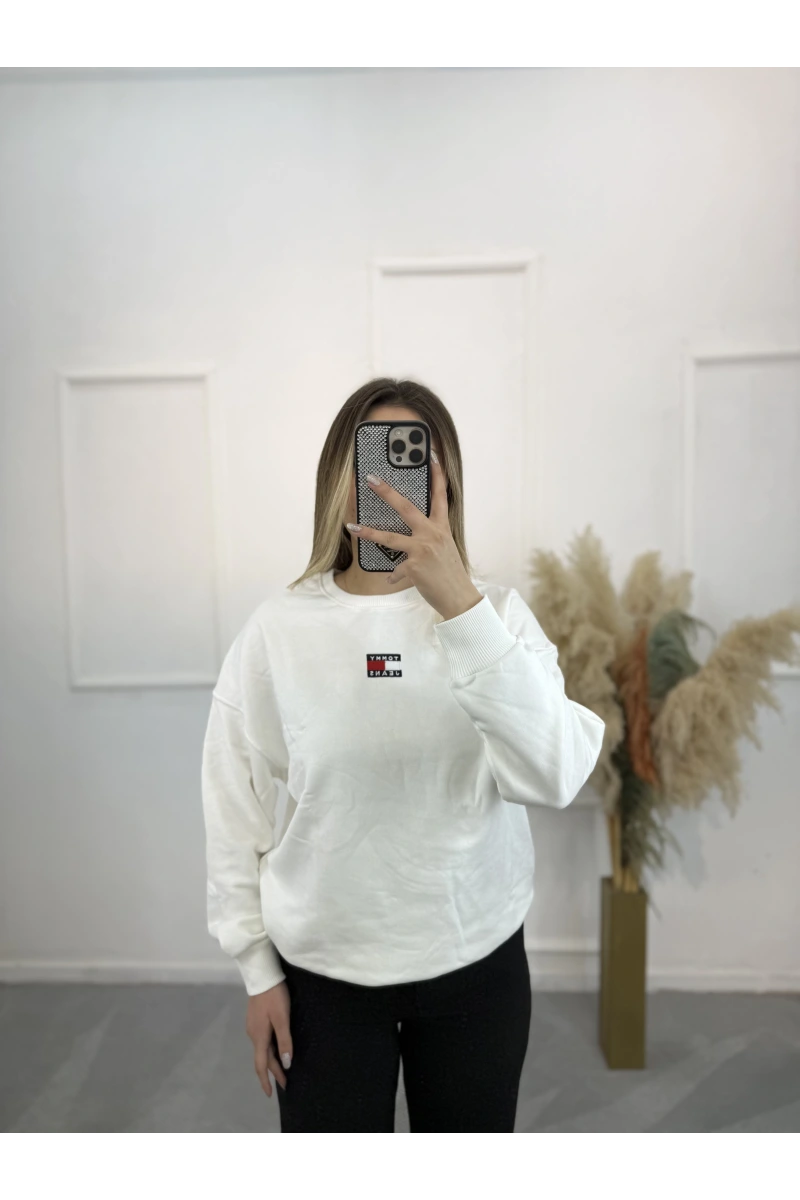 Sonde T.J Arma Nakışlı Sweatshirt