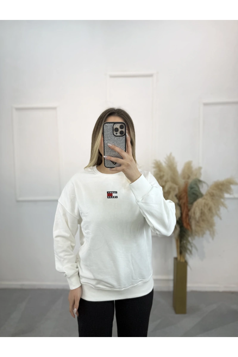 Sonde T.J Arma Nakışlı Sweatshirt