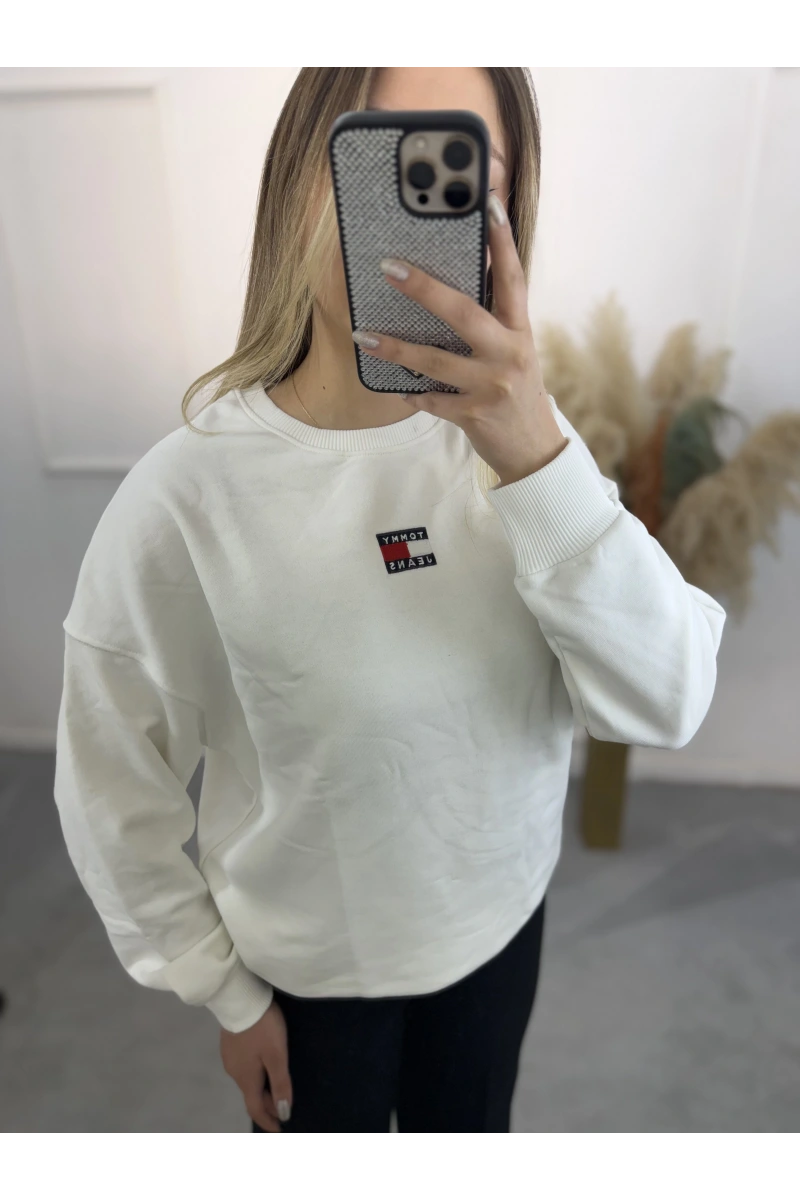 Sonde T.J Arma Nakışlı Sweatshirt