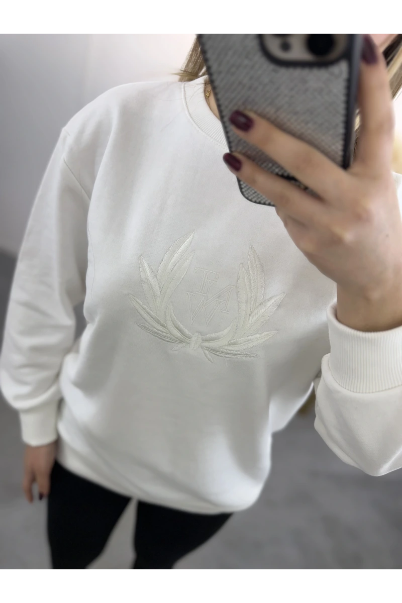 Stal Ntwork Nakışlı Sweatshirt