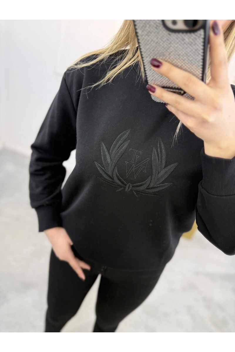 Stal Ntwork Nakışlı Sweatshirt