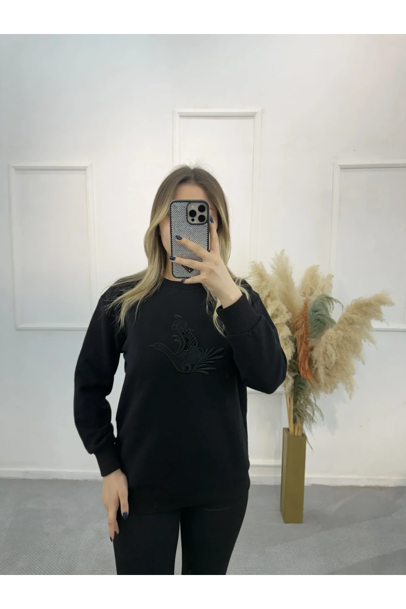 Taus Bymn Nakışlı Sweatshirt