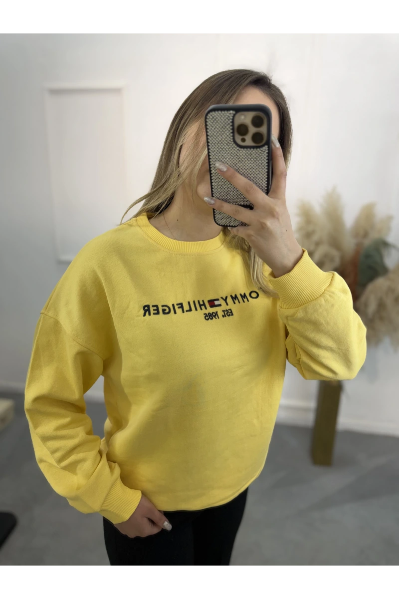 Vellic T.H Arma Nakışlı Sweatshirt