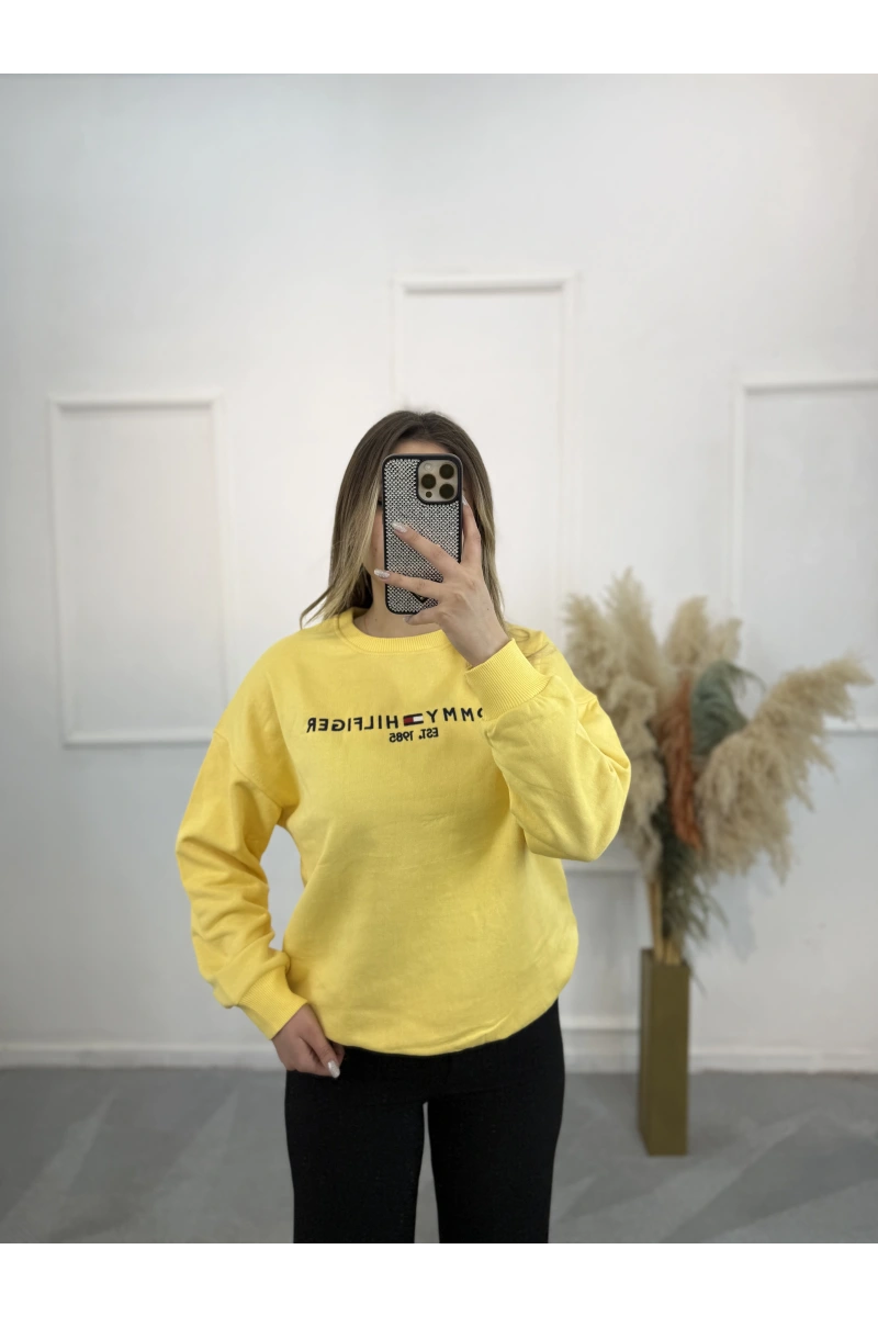 Vellic T.H Arma Nakışlı Sweatshirt
