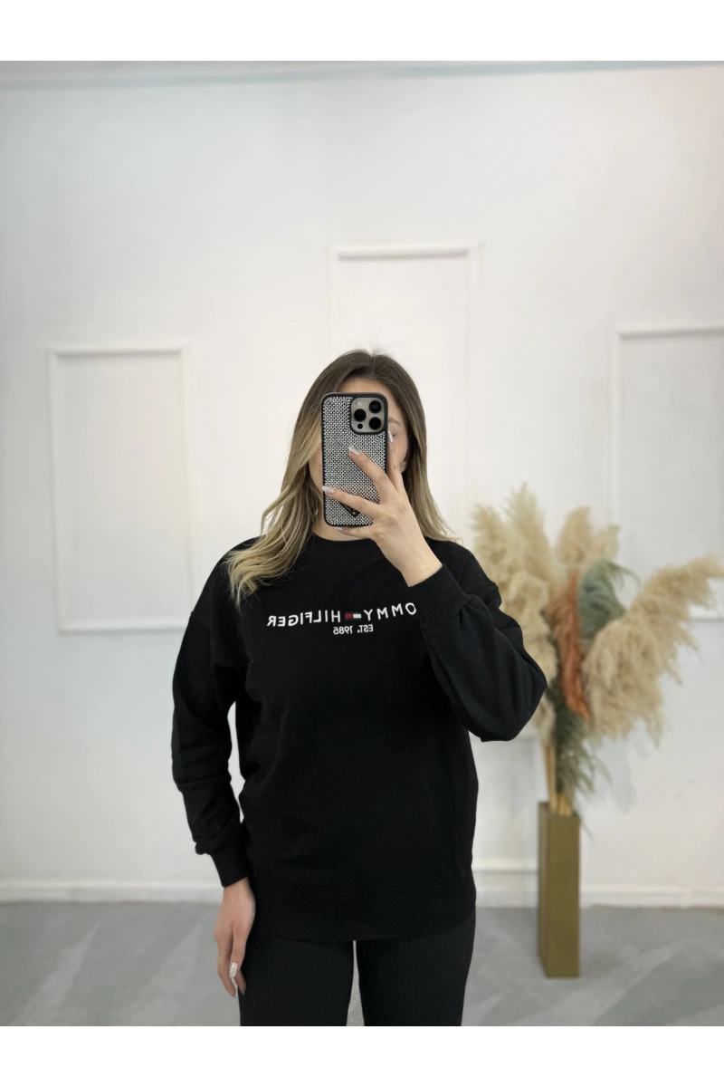 Vellic T.H Arma Nakışlı Sweatshirt