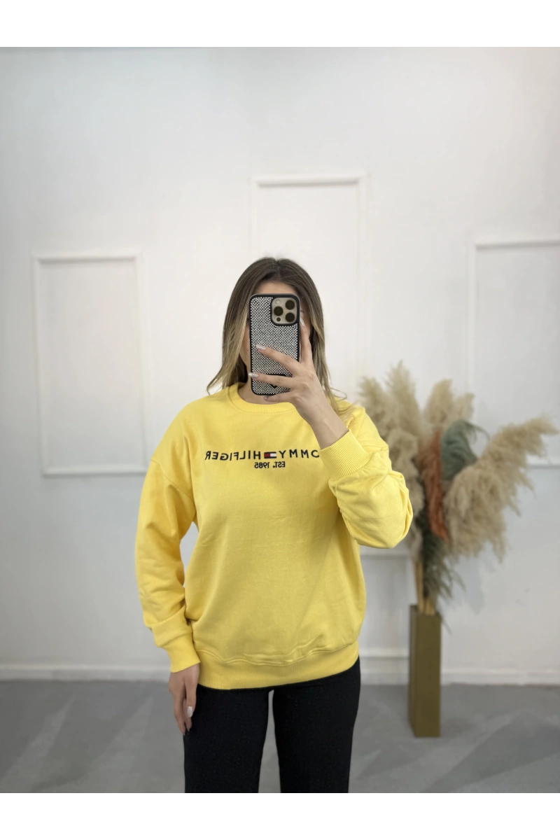Vellic T.H Arma Nakışlı Sweatshirt