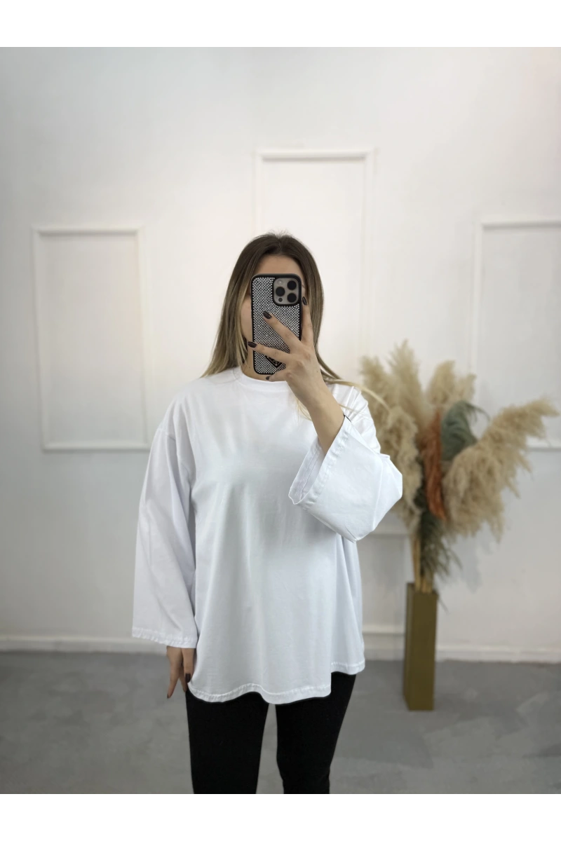 Winsome Kol Etiket Detaylı Basic Sweat