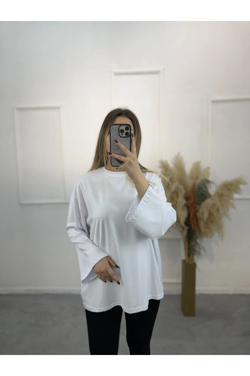 Winsome Kol Etiket Detaylı Basic Sweat