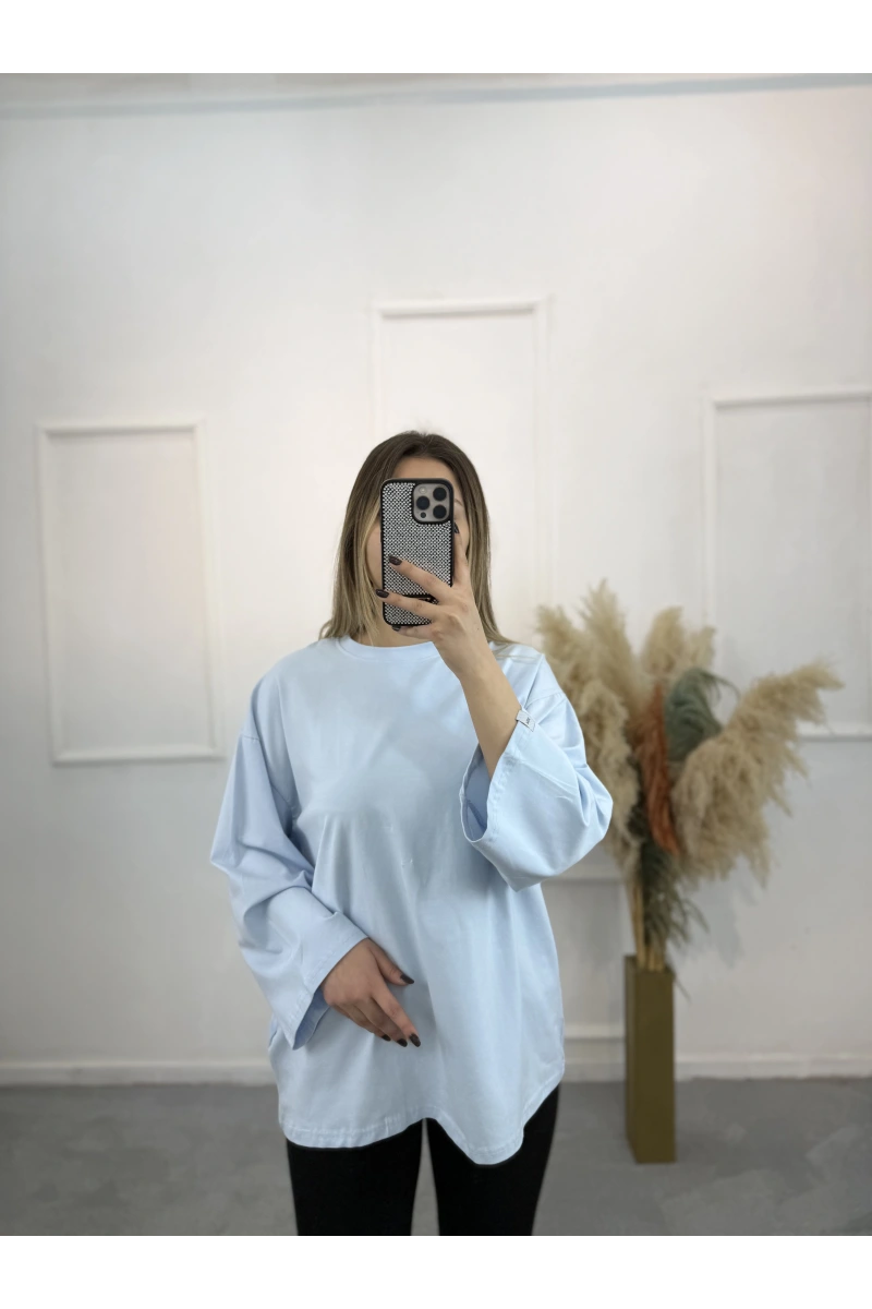 Winsome Kol Etiket Detaylı Basic Sweat