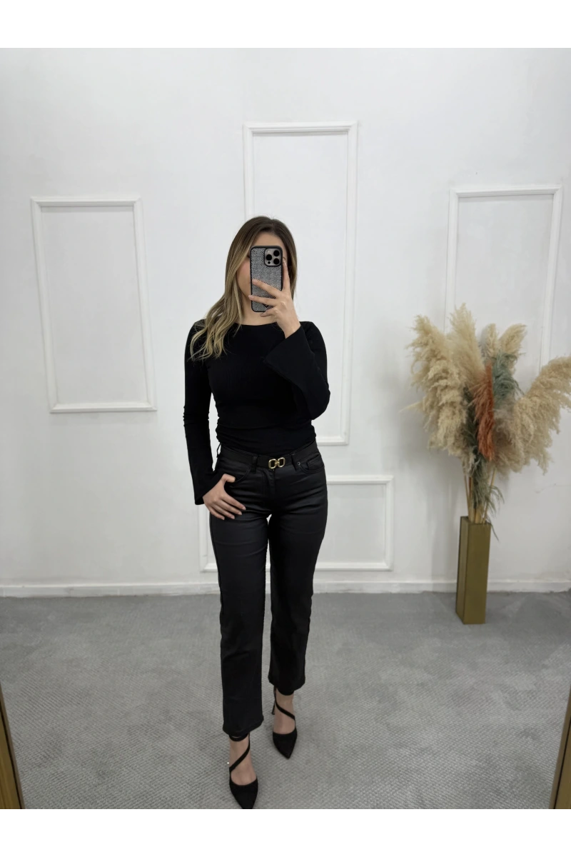 Zra Mumlu Boy Fit Rikralı Jean