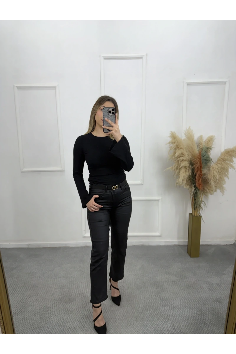 Zra Mumlu Boy Fit Rikralı Jean
