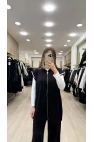 Triko Garnili Yelekli İkili Takım