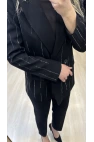 Poliv Şerirt Taşlı Blazer Ceket