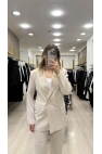 Merry Kruvaze Yaka Blazer İkili Takım