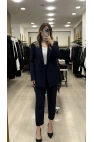 Merry Kruvaze Yaka Blazer İkili Takım