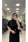 Wiko Düğme Ve Kemer Detaylı Elbise