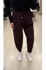 Bervi Bel Büzğülü Şalvar Pantolon
