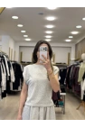 Conic Modal Fermuar Detaylı Etekli İkili Takım