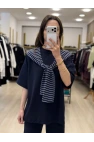 Çizgili Şallı Modal İkili Takım