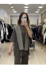 Çizgili Şallı Modal İkili Takım