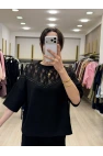 Nuxi Güpür Dantelli Taş İşlemeli İkili Takım
