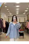 Zensia Düşük Omuzlu Tensel Gömlek