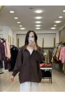 Zensia Düşük Omuzlu Tensel Gömlek