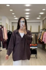 Zensia Düşük Omuzlu Tensel Gömlek