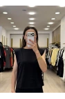 Acew Arka Dantel Detaylı Vatkalı Tshirt