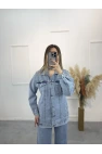 Bliss Yağmur Taşlı Denim İkili Takım