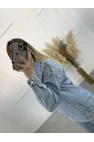 Bliss Yağmur Taşlı Denim İkili Takım