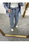 Bliss Yağmur Taşlı Denim İkili Takım