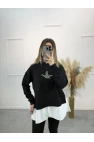 Bymn Poplin Detaylı Sweatshirt