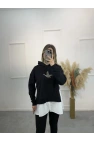 Bymn Poplin Detaylı Sweatshirt