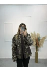 Çift Taraflı Leopar Ceket