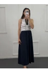 Çizgili Çelik T-Shirtlü Elbise