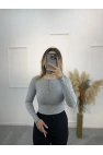 Eav Düğmeli Fitilli Bluz