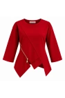 Fermuar Detaylı Modal Sweatshirt