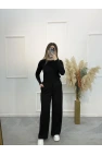 Fermuarlı İpli Modal Pantolon