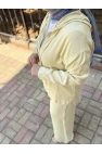 Fermuarlı Kapüşonlu Denim İkili Takım